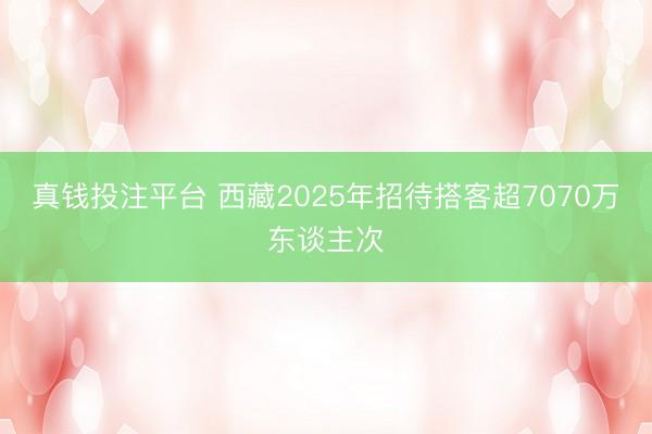 真钱投注平台 西藏2025年招待搭客超7070万东谈主次