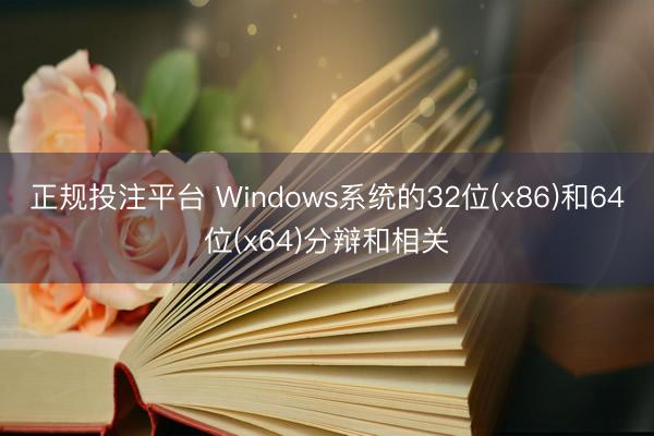 正规投注平台 Windows系统的32位(x86)和64位(x64)分辩和相关