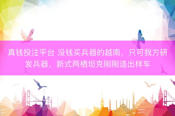 真钱投注平台 没钱买兵器的越南，只可我方研发兵器，新式两栖坦克刚刚造出样车