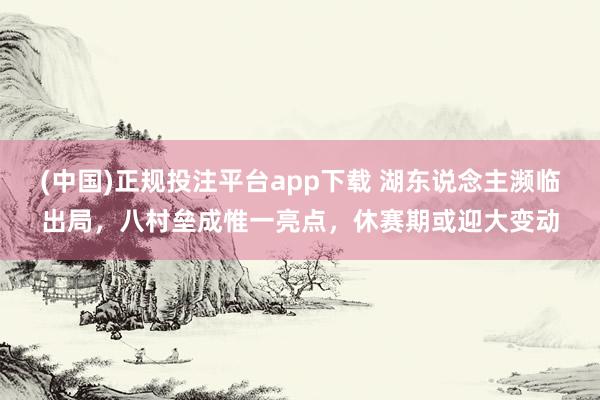 (中国)正规投注平台app下载 湖东说念主濒临出局，八村垒成惟一亮点，休赛期或迎大变动